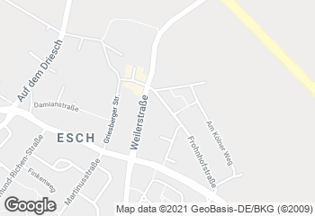 Karte mit Standort von Bäckerei Kraus GmbH - Fil. Esch
