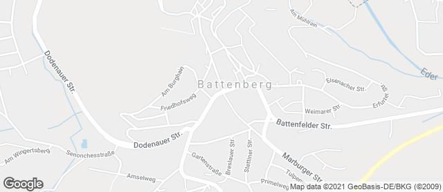 Karte mit Standort von Bäckerei Bienhaus