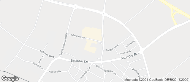 Karte mit Standort von Landbäckerei Stinges