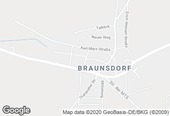 Karte mit Standort von Bäckerei Jörg Franke