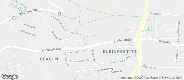 Karte mit Standort von Unser Bäcker Bäckerei und Konditorei GmbH    Kaufland