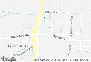 Karte mit Standort von Bäckerei-Konditorei-Café Andreas Franke