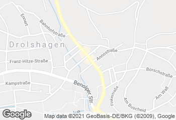 Karte mit Standort von Bäckerei Hesse KG