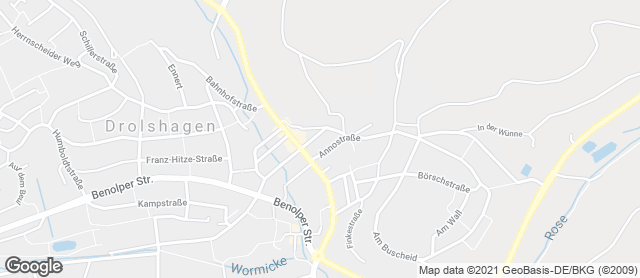 Karte mit Standort von Bäckerei Voßhagen