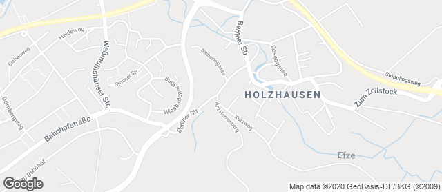 Karte mit Standort von Bäckerei Glanz