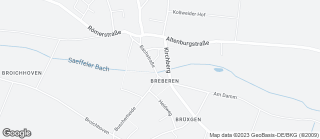 Karte mit Standort von Bäckerei Mike Franken