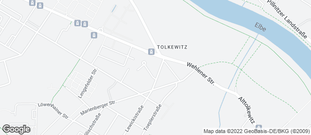 Karte mit Standort von Bäckerei Siemank, Filiale Wehlener Str. 62, 01279 Dresden