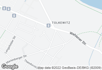 Karte mit Standort von Bäckerei Siemank, Filiale Wehlener Str. 62, 01279 Dresden
