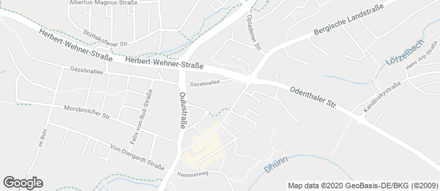 Karte mit Standort von Bäckerei Voosen in den Schlebusch Arcaden