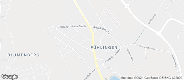 Karte mit Standort von Bäckerei Kraus GmbH - Fil. Fühlingen