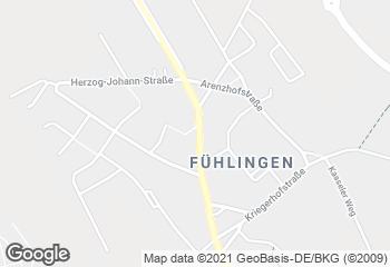 Karte mit Standort von Bäckerei Kraus GmbH - Fil. Fühlingen