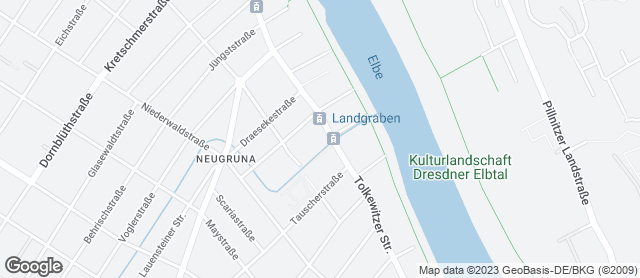 Karte mit Standort von Dresdner Backhaus - Fachgeschäft Tolkewitzer Str.