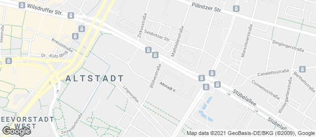 Karte mit Standort von Bäckerei Ingrid Hentschel im Dorint Dresden