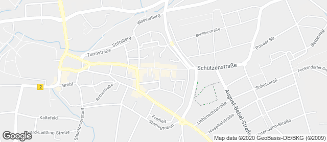Karte mit Standort von Sternenbäck