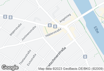 Karte mit Standort von Bäckerei Dreißig GmbH & Co. KG Cafe DD Schillergalerie