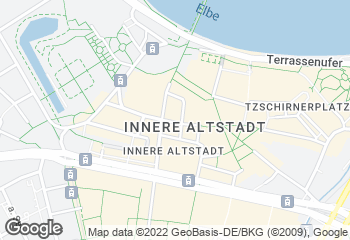 Karte mit Standort von Bäckerei Walther - U Store Wallstraße 1 am Postplatz