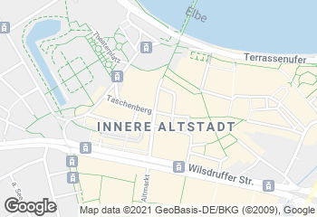 Karte mit Standort von Bäckerei-Konditorei-Kaffee Emil Reimann GmbH
