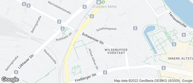 Karte mit Standort von Bäckerei & Konditorei Schwerdtner GmbH
