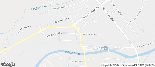 Karte mit Standort von Bäckerei Thieme