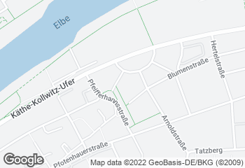 Karte mit Standort von Bäckerei Siemank, Filiale Florian-Geyer- Str. 58, 01307 Dresden