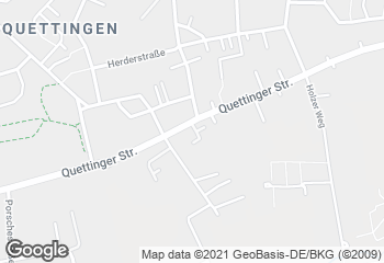 Karte mit Standort von Bäckerei Kraus GmbH - Fil. Quettingen