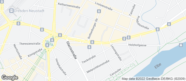 Karte mit Standort von Bäckerei-Konditorei-Kaffee Emil Reimann GmbH