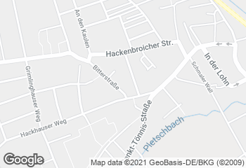 Karte mit Standort von Bäckerei Kraus GmbH - Fil. Worringen