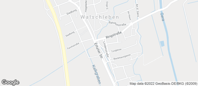 Karte mit Standort von Bäckerei und Konditorei Busch