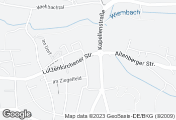 Karte mit Standort von Bäckerei Kretzer