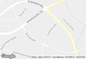 Karte mit Standort von Landbäckerei Stinges