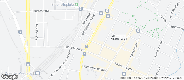 Karte mit Standort von Bäckerei & Konditorei Schwerdtner GmbH