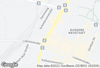 Karte mit Standort von Bäckerei & Konditorei Schwerdtner GmbH