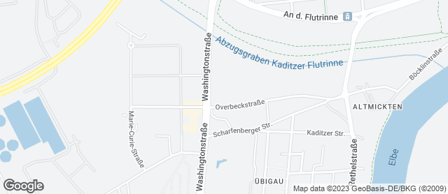 Karte mit Standort von Unser Bäcker Bäckerei und Konditorei GmbH  Netto