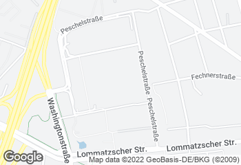 Karte mit Standort von KeXerei - DIE KEKSMANUFAKTUR im Elbepark Dresden