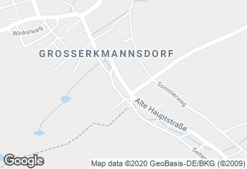 Karte mit Standort von Feinbäckerei und Café Leipold