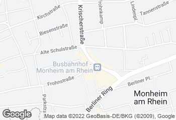 Karte mit Standort von Bäckerei Busch