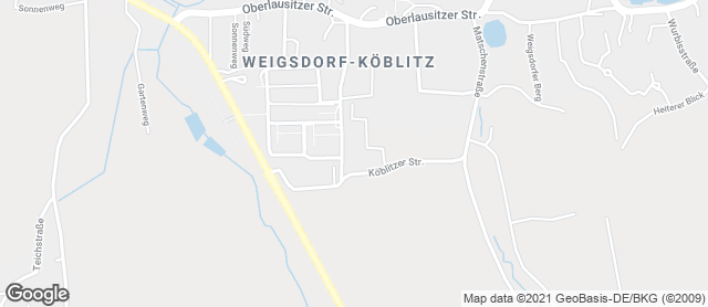 Karte mit Standort von Pech-Bäcker im Netto-Markt Weigsdorf-Köblitz