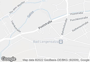 Karte mit Standort von Bäckerei Bergmann & Sohn GmbH