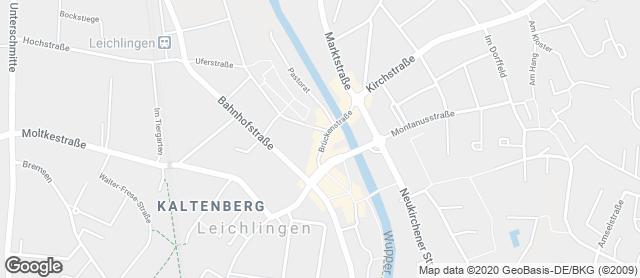 Karte mit Standort von Bäckerei Willeke