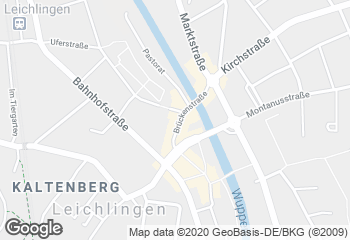 Karte mit Standort von Bäckerei Willeke