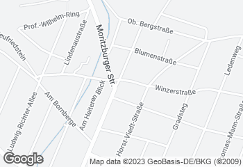 Karte mit Standort von Bäckerei Christian Münch OHG