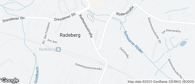 Karte mit Standort von Ottendorfer Mühlenbäcker Netto Radeberg