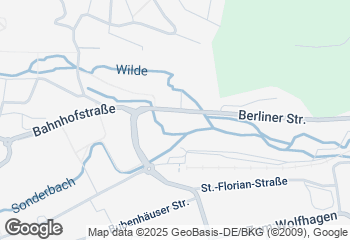 Karte mit Standort von Backwerkstatt Schwarz