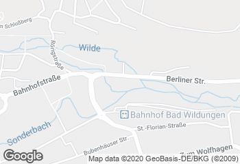 Karte mit Standort von Backwerkstatt Schwarz