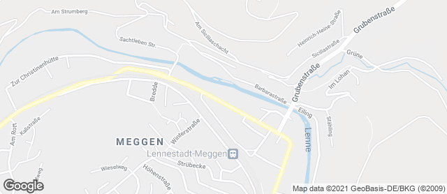 Karte mit Standort von Bäckerei Hesse KG
