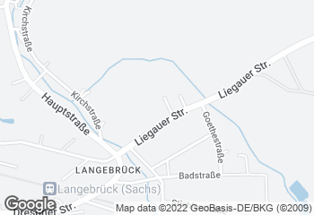 Karte mit Standort von Bäckerei und Konditorei Mehnert