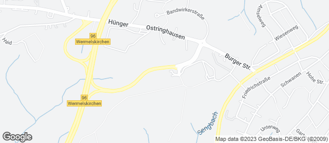 Karte mit Standort von Bäckerei Kretzer