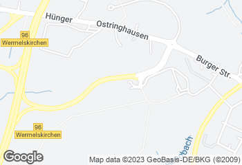 Karte mit Standort von Bäckerei Kretzer