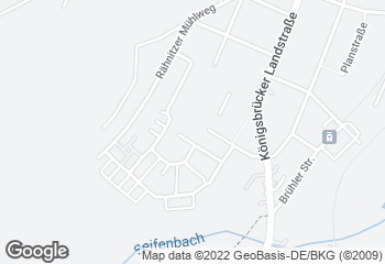 Karte mit Standort von Bäckerei-Konditorei Petzold GmbH & Co. KG