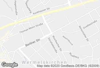 Karte mit Standort von Bäckerei Ulrich Herrmann